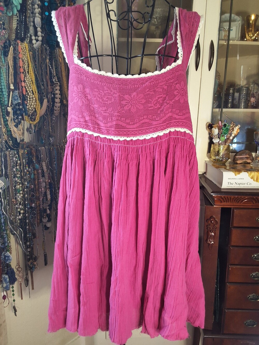 Free People Short Dress or Tunic sleeveless NWT but call out see pics SZ LG